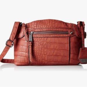 NEW Jessica Simpson Collection, Brown Viola Crossbody Bag.